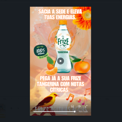 Post Frize Tangerina